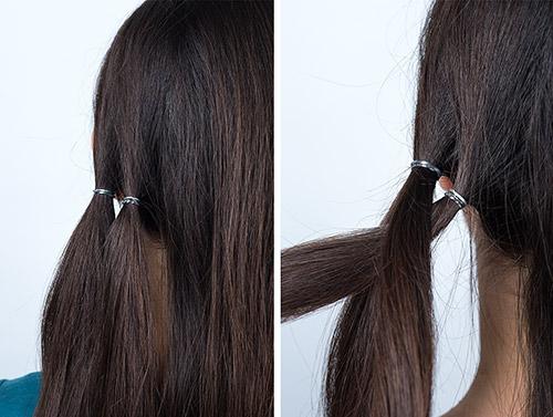 Быстрые прически с резиночками. 5 простых причесок на резинках пошагово