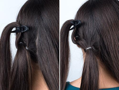 Быстрые прически с резиночками. 5 простых причесок на резинках пошагово