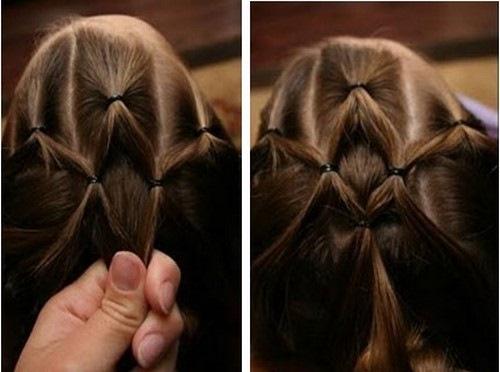 Детские прически с резинками на короткие волосы. Красивые прически для девочек на короткие волосы на каждый день, в школу. Инструкции выполнения