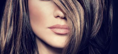 Сложное окрашивание на темные волосы средней длины