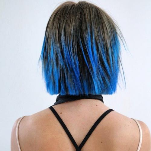 Сложное окрашивание на темные волосы каре. Омбре на боб каре с удлинением 305 фото