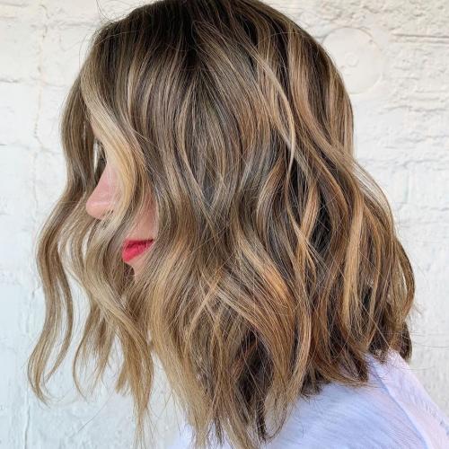 Сложное окрашивание на темные волосы. Модные техники окрашивания темных волос средней длины