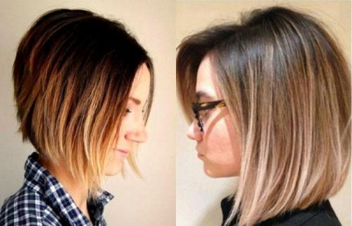 Красивое окрашивание с темными прядями на светлых волосах. Какие оттенки краски используют для мелирования темно-русых волос 05