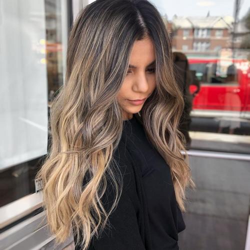 Окрашивание прядями на темные волосы. ТОП-5 видов мелирования на темные волосы