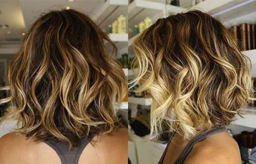 Красивое окрашивание с темными прядями на светлых волосах. Какие оттенки краски используют для мелирования темно-русых волос 04