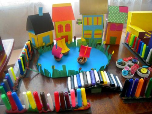 Поделки в садик из подручных материалов. Картотека тем