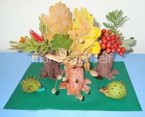 Красивая поделка в садик. Поделка из природного материала в садик: 100 идей с пошаговым фото