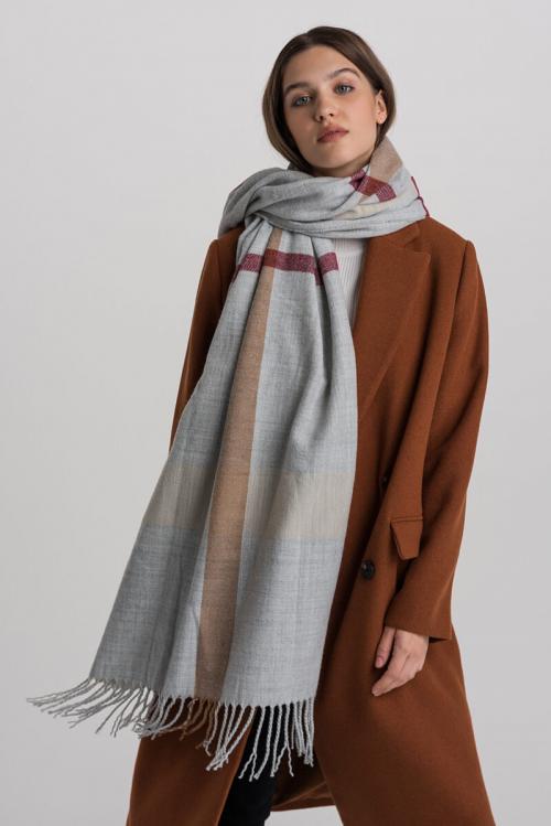 Как носить пальто с шарфом. Базовые варианты