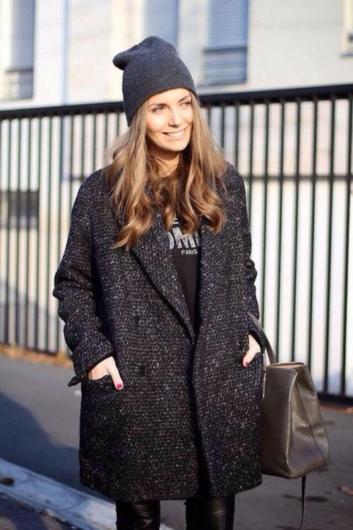 С чем носить пальто оверсайз женское. Пальто оверсайз