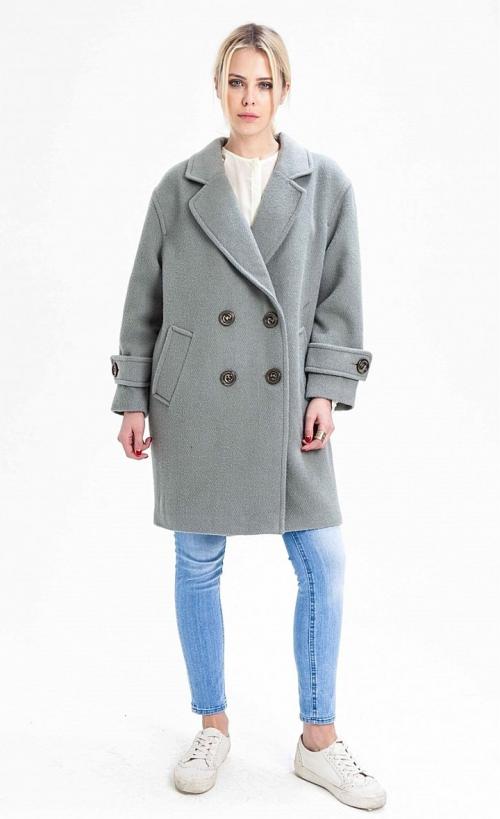 С чем носить пальто оверсайз женское. Пальто оверсайз 18
