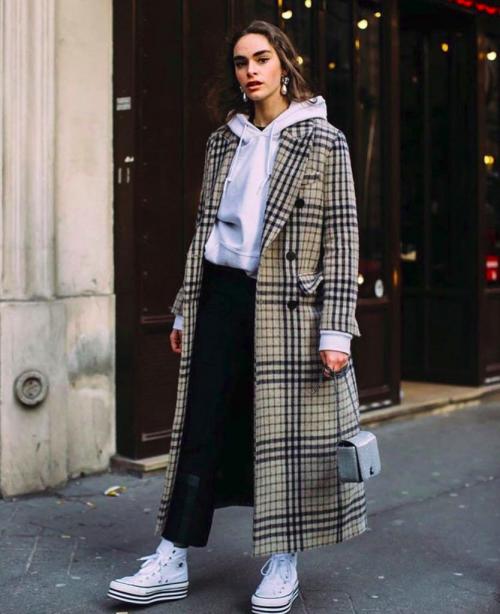 С чем носить пальто оверсайз женское. Пальто оверсайз