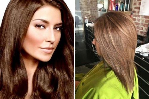 Красивые сочетания колорирование на темные волосы. Колорирование темных волос — новинки 2022