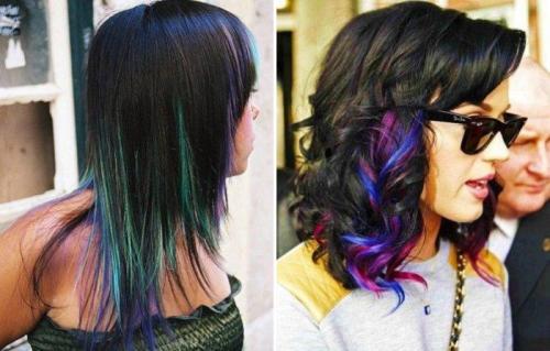 Красивые сочетания колорирование на темные волосы. Колорирование темных волос — новинки 2022