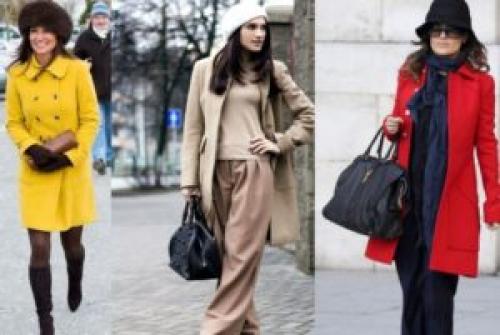 С чем носить пальто головной убор. Комбинация по фасону и стилю