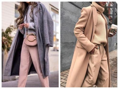 Как и с чем носить женское пальто. С чем носить женское пальто: 66 вариантов для стильных образов (актуальные фото)!