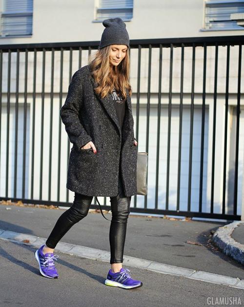 Пальто-кокон. С чем носить и кому идет большое пальто-кокон