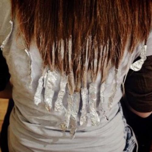 Растяжка цвета на волосах. Что это такое? 03