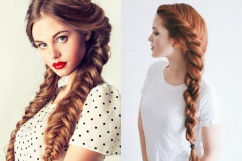 Прически с косами вечерние. Прическа с косой: простые и очень стильные фото-примеры плетения на средние или длинные волосы (уроки по созданию прически)