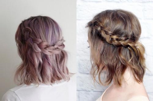 Прически с косами вечерние. Прическа с косой: простые и очень стильные фото-примеры плетения на средние или длинные волосы (уроки по созданию прически)