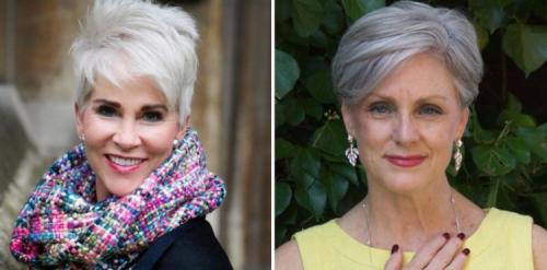 Стрижки для тонких и редких волос после 60 лет. Прически для пожилых женщин