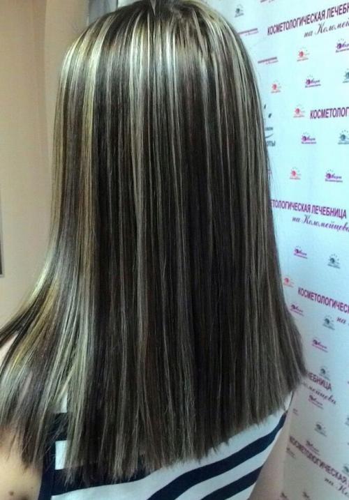 Мелирование на темные волосы. Виды мелирования на черные и темные волосы для разного типа волос с фото