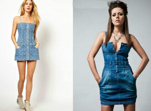 Можно ли джинсовое платье. Джинсовые платья – обзор трендовых моделей сезона 17