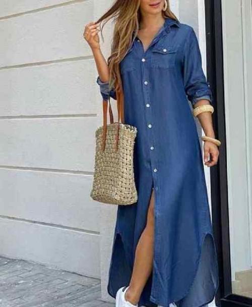 Можно ли джинсовое платье. Джинсовые платья – обзор трендовых моделей сезона 39