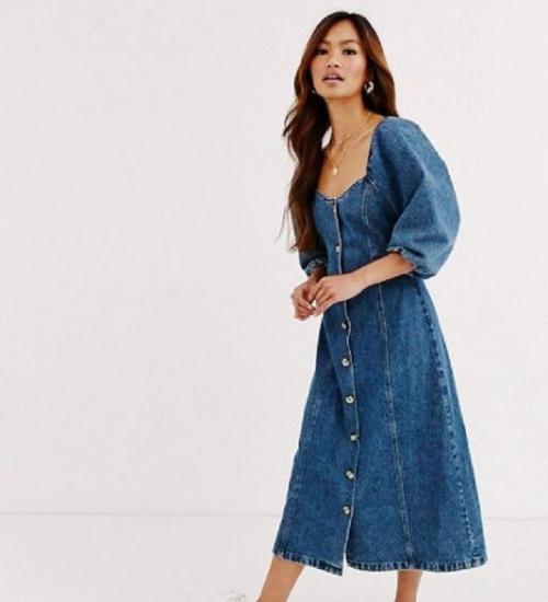 Можно ли джинсовое платье. Джинсовые платья – обзор трендовых моделей сезона 34