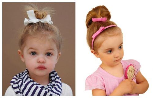 Прически для самых маленьких пошагово. Детские прически в детский сад