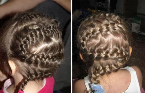 Косички для детей пошагово. Как заплетать косички детям пошагово для коротких, средних, длинных волос. Уроки для начинающих