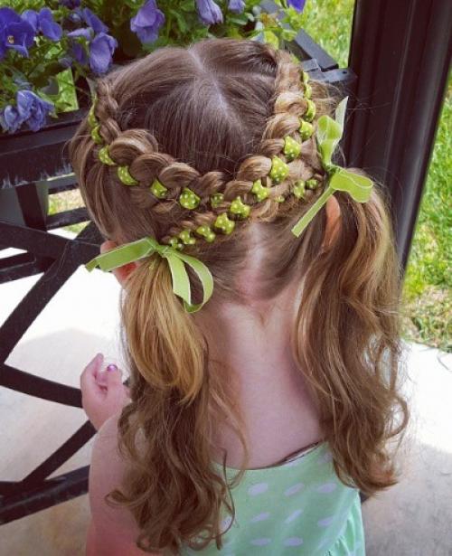 Прически для самых маленьких пошагово. Косички для девочек — 100 причесок. Красивые и простые на длинные, средние, короткие волосы. Пошагово с фото