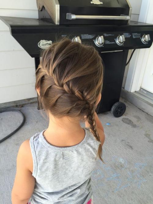 Прически для девочки 2 годика. Прически маленьким девочкам: непривычные косички