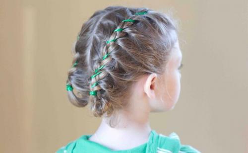 Прически для девочки 2 годика. Прически маленьким девочкам: непривычные косички 12 Прически для девочки 2 годика. Прически маленьким девочкам: непривычные косички 12
