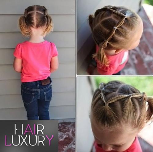 Прически в садик за 5 минут. Хвостики