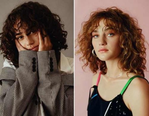 Удлиненная челка на вьющиеся волосы. Какой тип челки подойдет для кудрявых волос