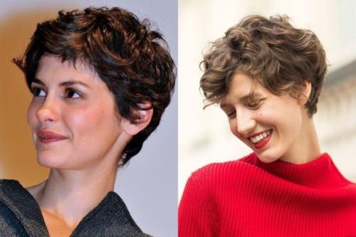 Челка на кудрявые волосы, как стричь. На короткие волосы