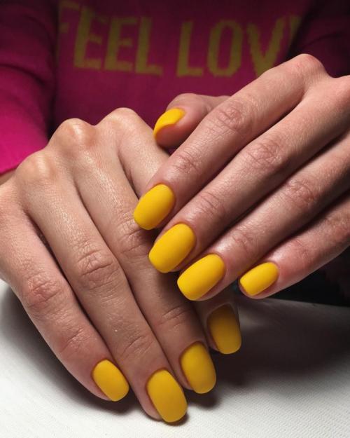 Желтый маникюр. Идеи дизайна ногтей в желтом цвете: 80 новых вариантов 2022-2023