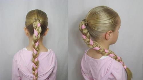 Причёски для девочек пошагово. 100 причесок из косичек для девочек с пошаговыми фото