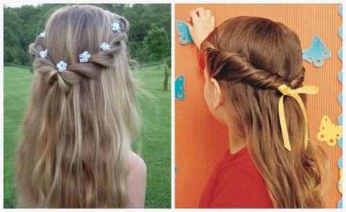 Детские прически с косами. Прически на 1 сентября: 10 идей на любую длину волос 09 Детские прически с косами. Прически на 1 сентября: 10 идей на любую длину волос 09