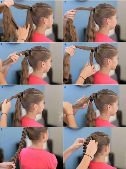 Прически в школу за 5 минут. Красивые причёски в школу на длинные волосы для девочек на каждый день за 5 минут