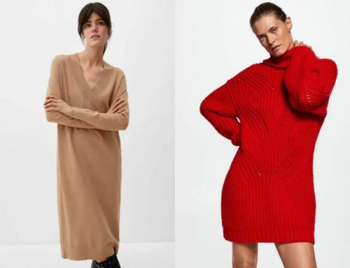 Вязаные платья 2019: тренды и новинки сезона 16