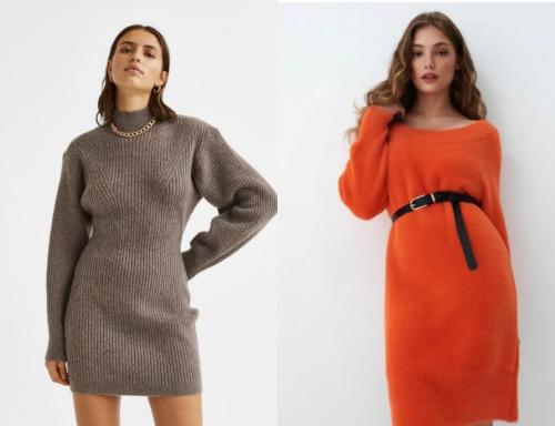 Вязаные платья 2019: тренды и новинки сезона 15