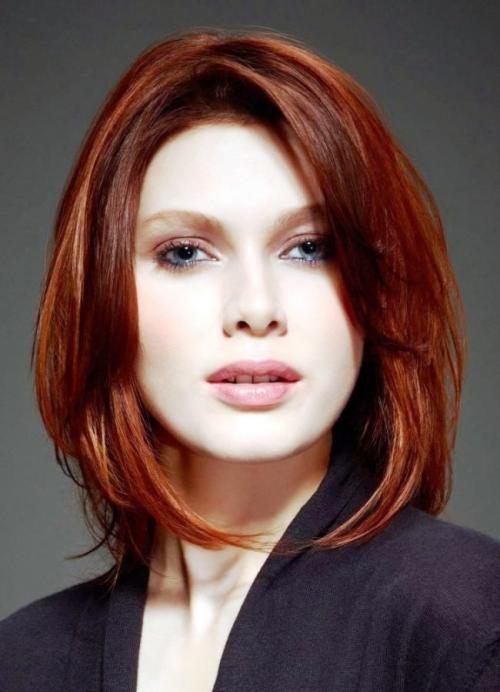 Стрижка градуированное каре с челкой. Все прелести стрижки 04