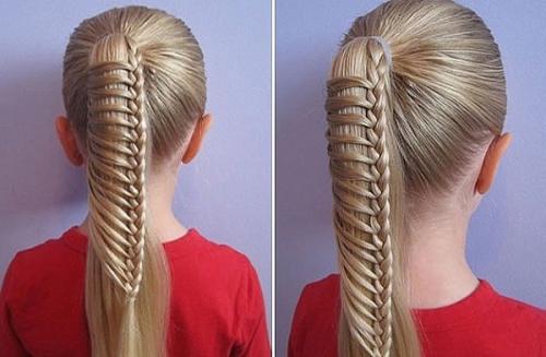 15 самых простых причесок для девочек в школу. Длинные локоны