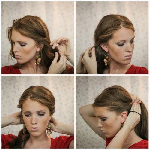 15 легких причесок на каждый день.. 12 легких причесок своими руками