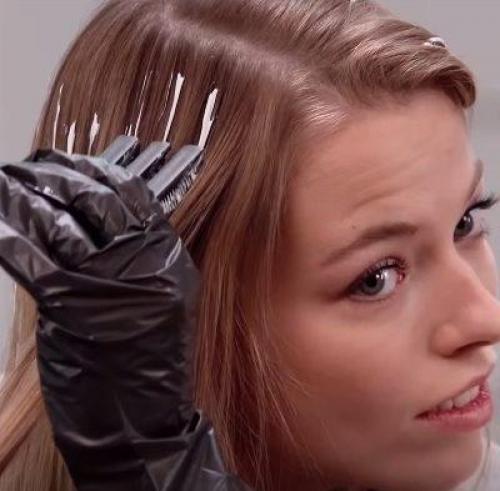 3 секрета правильного прикорневого мелирования волос. Техника прикорневого мелирования 06