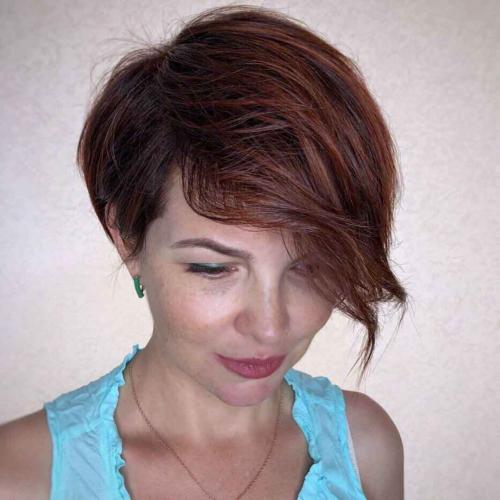 Женские короткие стрижки после 40 лет вид сзади и спереди. Омолаживающие стрижки для женщин старше 40 лет