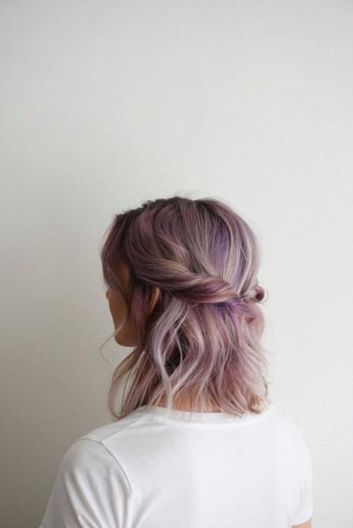 Повседневные прически для средних волос- простые. Быстрые прически на средние волосы на каждый день