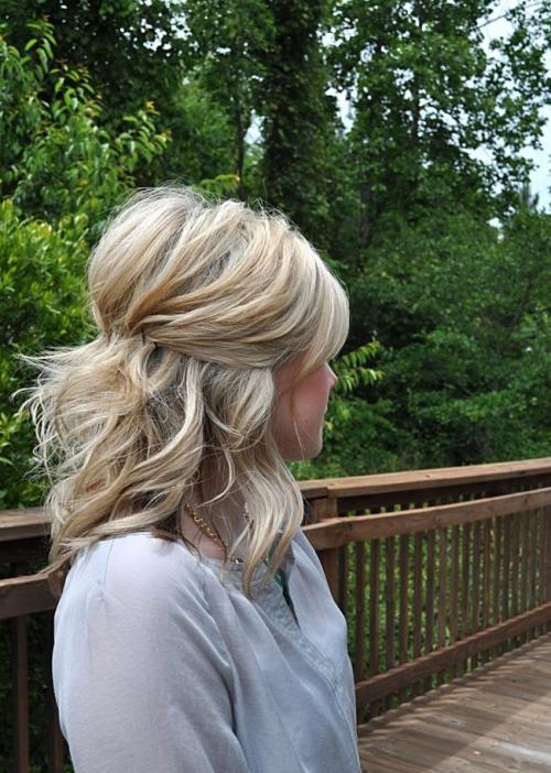 Повседневные прически для средних волос- простые. Быстрые прически на средние волосы на каждый день