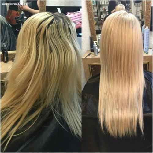 Как выровнять цвет волос после мелирования. Варианты выравнивания цвета